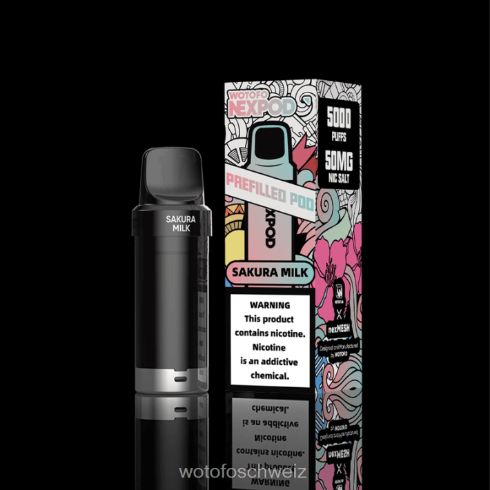 Wotofo NEXPOD Ersatzpod Erdbeer-Mango 20 mg FNVFZT60 Wotofo Disposable Vape