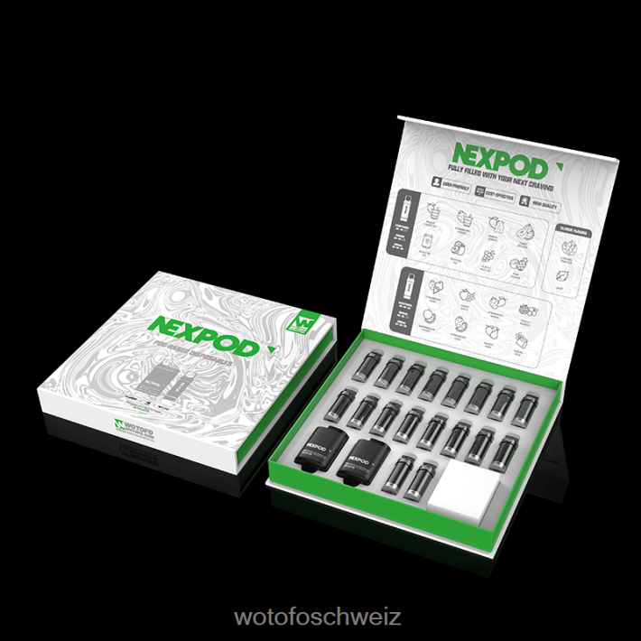 Wotofo NEXPOD Kit 20 mg All-Inclusive-Box FNVFZT8 Wotofo Vape Review