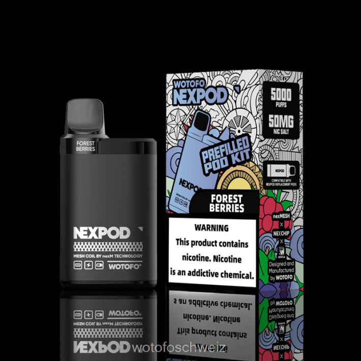 Wotofo NEXPOD Kit 20 mg unverzichtbare Box FNVFZT7 Wotofo E-Zigarette