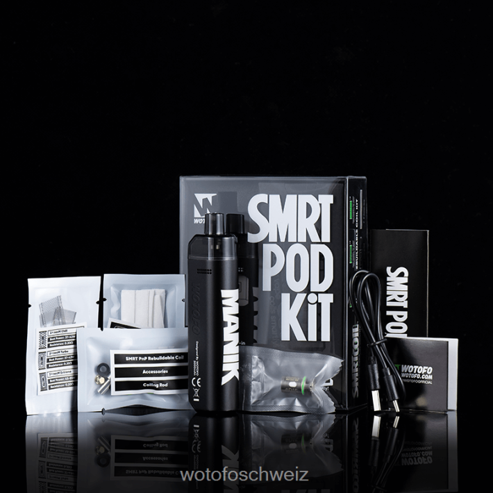 Wotofo SMRT Pod-Kit PNP-Kit schwarz blau FNVFZT17 Wotofo E-Zigarette