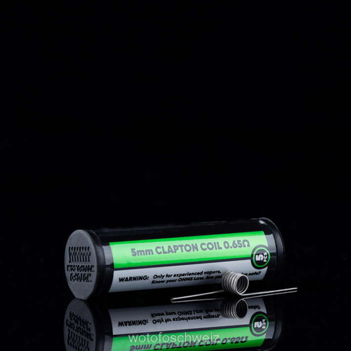 Wotofo ID vorgefertigte Spule Dual Core Fused Clapton 0,65 Ohm 5mm 5St FNVFZT347 Wotofo E-Zigarette