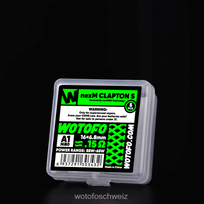 Wotofo NEXMESH Mesh-Spule Nexmesh Clapton S 5Stk FNVFZT312 Wotofo Zürich