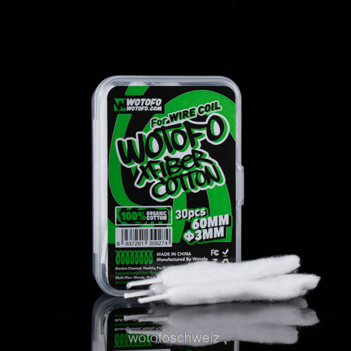 Wotofo Xfaser-Baumwolle 3 mm – 30 Stück dick FNVFZT316 Wotofo Shop Online