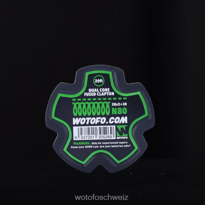 Wotofo vorgefertigte Drahtspule Dual Core Fused Clapton – 28*2+38 FNVFZT345 Wotofo Flavors