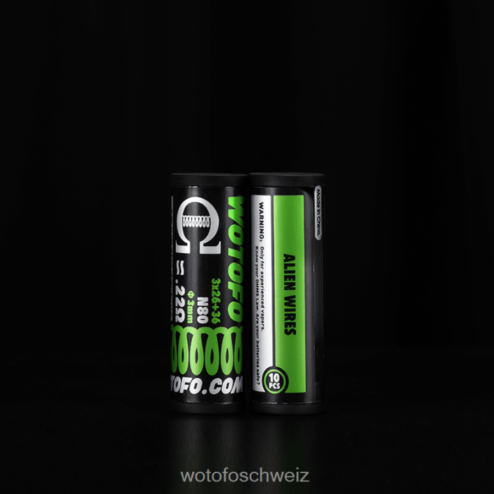 Wotofo vorgefertigte Spulen Aliendraht 0,22 Ohm 10Stk FNVFZT329 Wotofo Vape Price