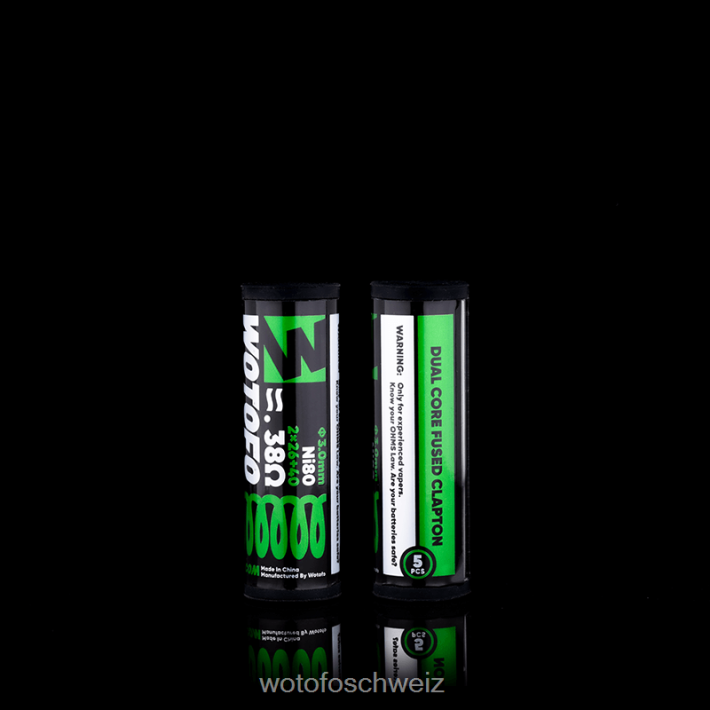 Wotofo vorgefertigte Spulen Dual Core Fused Clapton 0,38 Ohm 5St FNVFZT325 Wotofo Flavors
