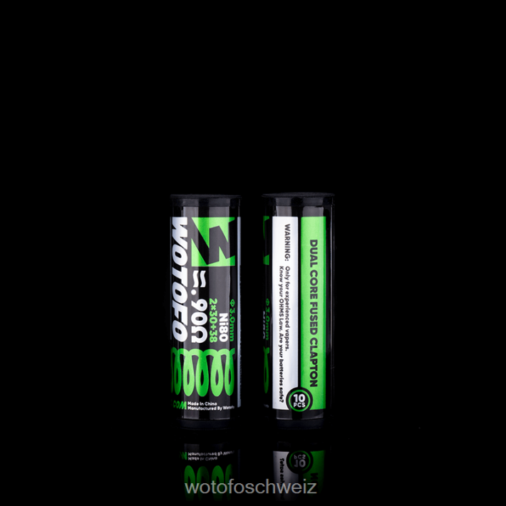 Wotofo vorgefertigte Spulen Dual Core Fused Clapton 0,90 Ohm 10St FNVFZT326 Wotofo Shop Online