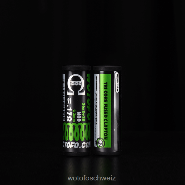 Wotofo vorgefertigte Spulen Tri Core Fused Clapton 10 Stück FNVFZT328 Wotofo Vape Review
