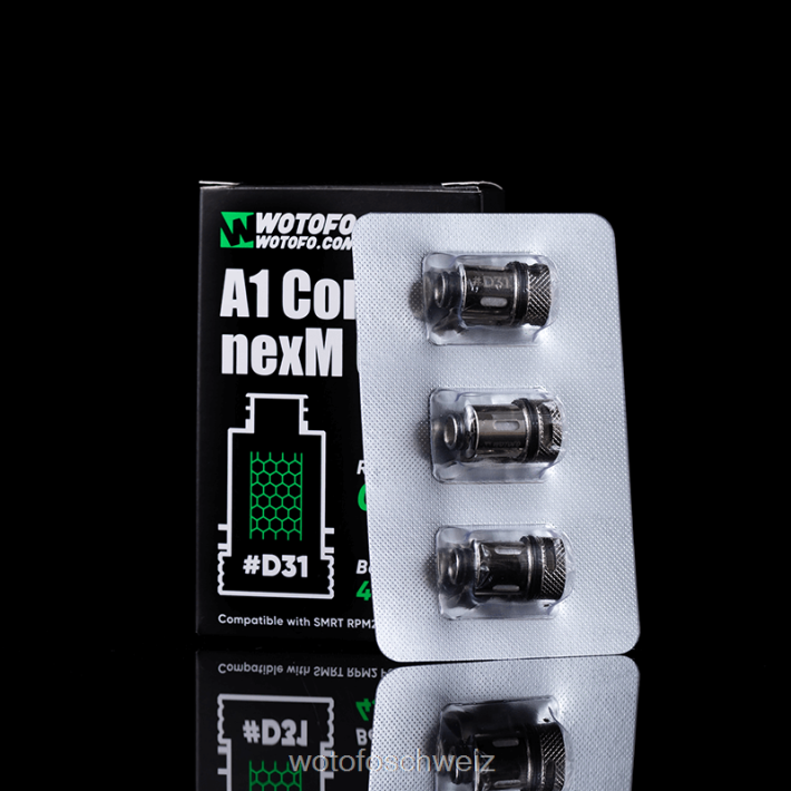 Wotofo SMRT rpm2 Pod-Spule D33 Clapton-Netz 3St FNVFZT383 Wotofo Vape Flavours